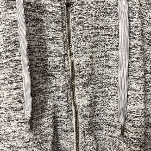 Athleta Womens  Heather Grey Batwing & Robin Thumbhole Full Zip Basic Jacket - Picture 8 of 16